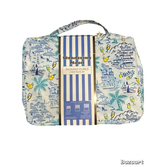 NWT. WANDERING MOON 3 Piece Packing Cubes. - Picture 1 of 7